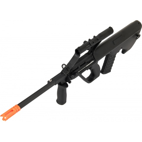 GHK AUG A1 Gas Blowback Airsoft Rifle - BLACK