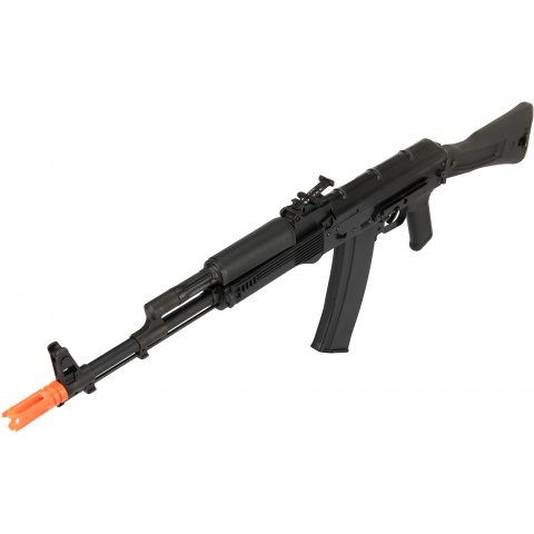 GHK AK74 AKS-74MN Steel Receiver Gas Blowback Airsoft Rifle - BLACK