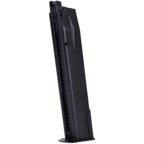 WE-Tech P-Virus Two Tone Full Metal Gas Blowback Airsoft Pistol w/ LED Display Case  (Color: Black & Silver)