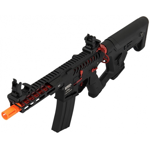 Lancer Tactical Low FPS Enforcer Needletail Skeleton M4 Airsoft Rifle (Color: Black & Red)