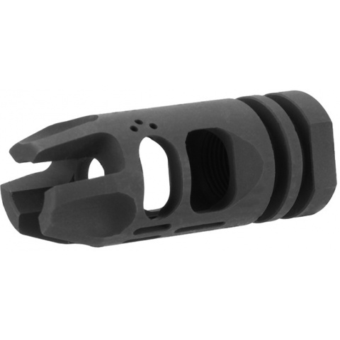 Lancer Tactical Airsoft Flash Hider Muzzle Brake Compensator [14mm CCW]