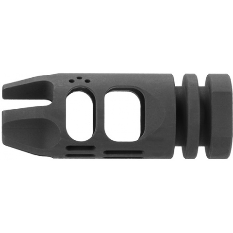 Lancer Tactical Airsoft Flash Hider Muzzle Brake Compensator [14mm CCW]