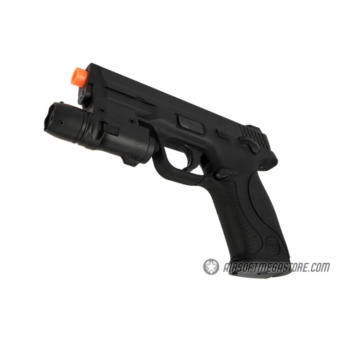 UK ARMS G53 Airsoft Spring Pistol w/ Laser - BLACK