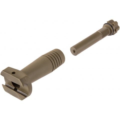 Lancer Tactical Nylon Polymer Picatinny Vertical Foregrip - TAN