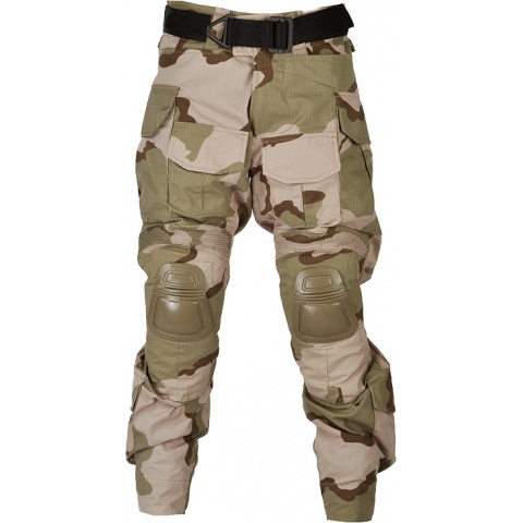 Lancer Tactical Combat Tactical Uniform Set - TRI DESERT-Large