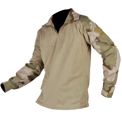 Lancer Tactical Combat Tactical Uniform Set - TRI DESERT-Large