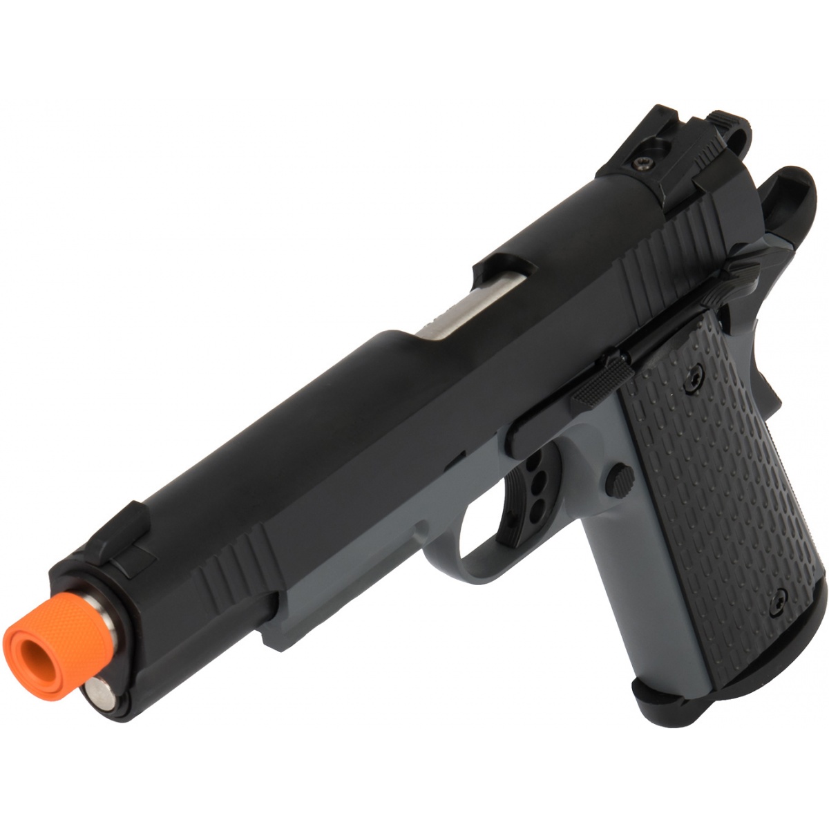 Army Armament Full Metal R28 1911 Gas Blowback Airsoft Pistol BLACK Airsoft Megastore