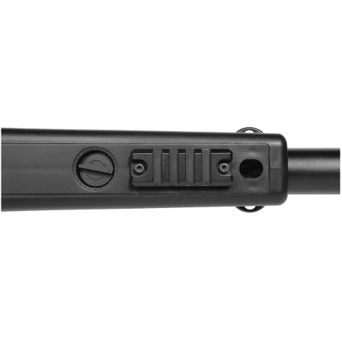 WellFire MK96 Covert Airsoft Sniper Rifle w/ Scope & Bipod - BLACK