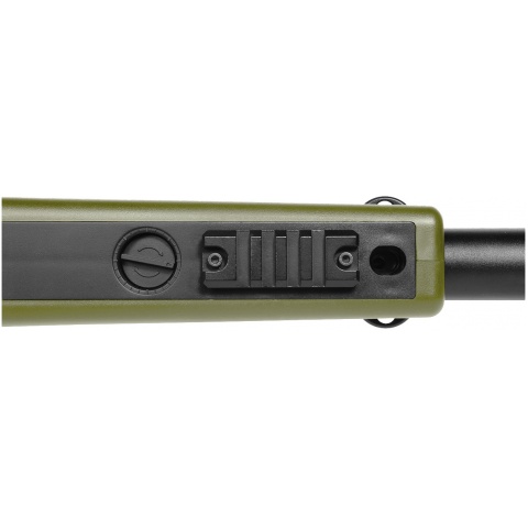 WellFire MK96 Covert Airsoft Sniper Rifle w/ Scope & Bipod - OD GREEN