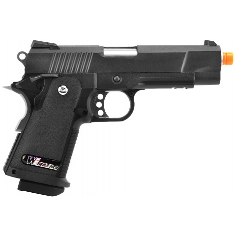 WE-Tech Full Metal Hi-Capa 4.3 Compact Gas Blowback Airsoft Pistol (Color: Black)