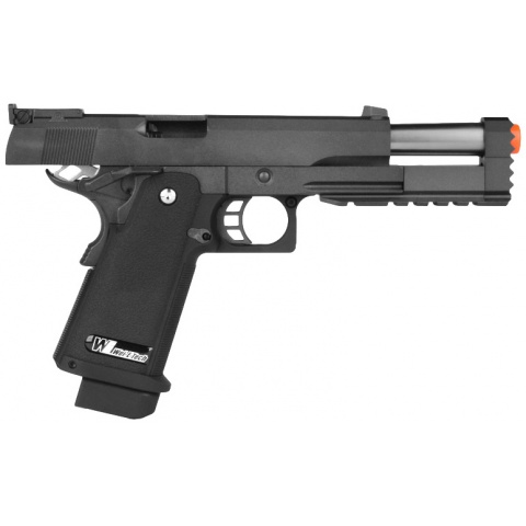 WE Tech Full Metal Hi Capa 5.2 R Version GBB Airsoft Pistol - BLACK
