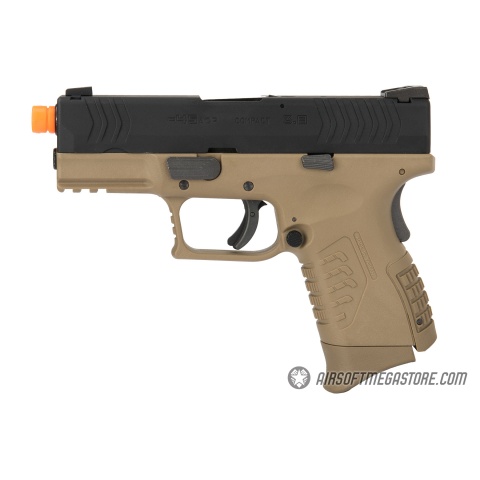 WE Tech X-Tactical 3.8 Compact Gas Blowback Airsoft Pistol w/ 2 Mags (Tan)