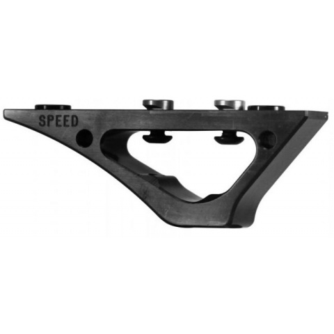 Speed Airsoft Curve Foregrip for KeyMod Rails - BLACK