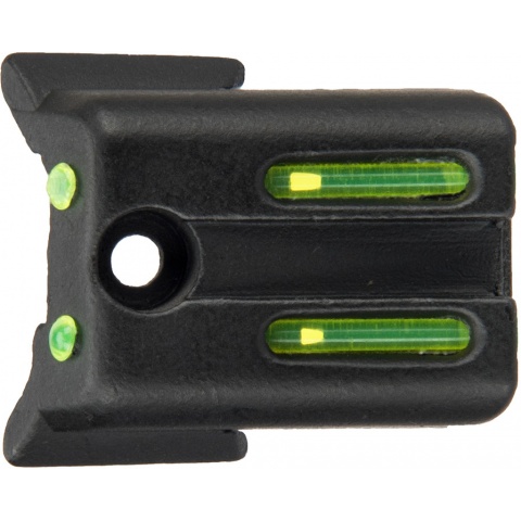 Army Armament Fiber Optic Rear Sight for 1911 Airsoft Pistols - YELLOW