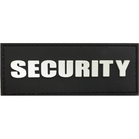 G-Force Security PVC Morale Patch - BLACK