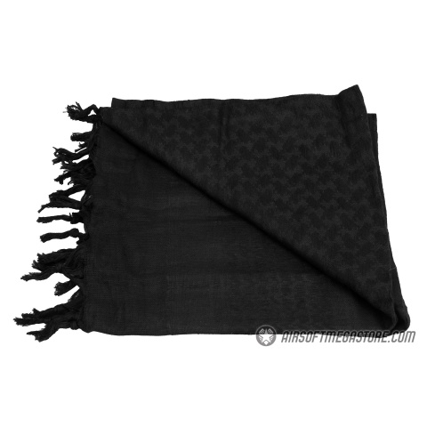 Lancer Tactical Multi-Purpose Shemagh Face Head Wrap - BLACK