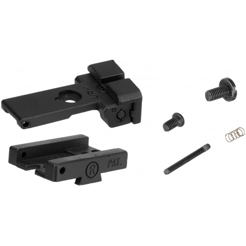 Army Armament Rear Iron Sight for M1911 Airsoft Pistols  - BLACK