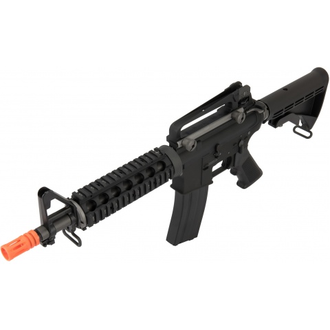 WE Tech Full Metal M4 CQB RIS Open Bolt Gas Blowback Rifle - BLACK