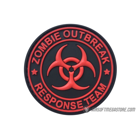 G-Force Zombie Outbreak Response Team PVC Morale Patch - BLACK