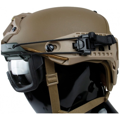 G-Force Quick-Detach Airsoft Goggles for BUMP Type Helmets - OD GREEN