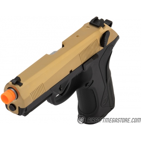 WE Tech Bulldog Full Size Full Metal Gas Blowback Airsoft Pistol - TITANIUM GOLD