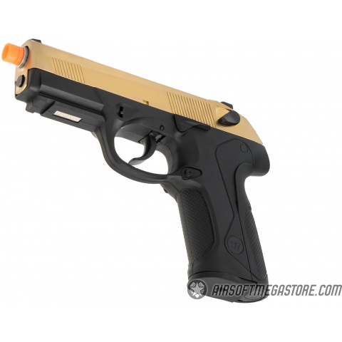 WE Tech Bulldog Full Size Full Metal Gas Blowback Airsoft Pistol - TITANIUM GOLD