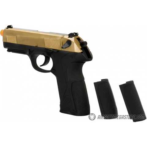 WE Tech Bulldog Full Size Full Metal Gas Blowback Airsoft Pistol - TITANIUM GOLD