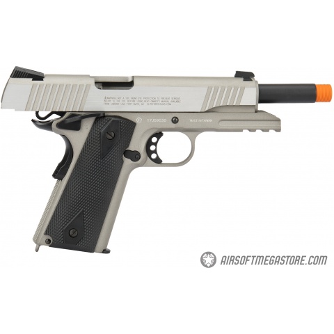 Elite Force 1911 Gen 3 Tactical CO2 Blowback Airsoft Pistol - STAINLESS