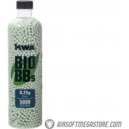 KWA 0.25g Biodegradable Match Grade Airsoft BBs [5,000rds] - WHITE