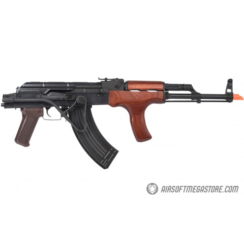 E&L Airsoft AK AIMS Platinum AEG Airsoft Rifle w/ Wood Furniture - BLACK