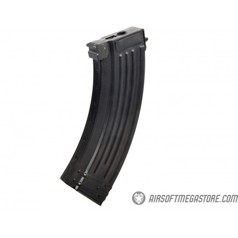 E&L Airsoft AK AIMS Platinum AEG Airsoft Rifle w/ Wood Furniture - BLACK