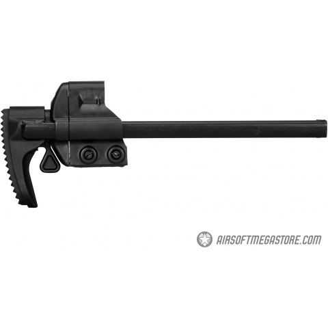 LCT A3 G3 AEG Airsoft Rifle Retractable Stock - BLACK