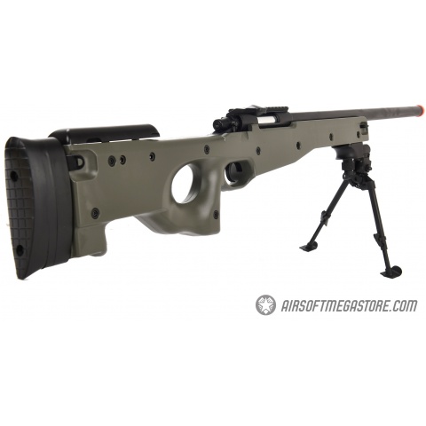 AGM MK96 Bolt Action Sniper Rifle w/ Bipod - OD GREEN