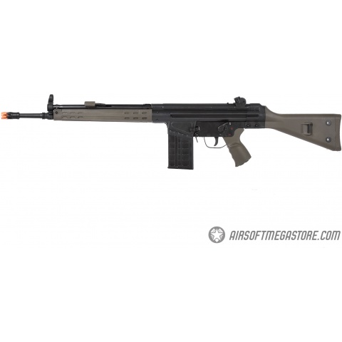 LCT LC-3A3 Full Size AEG Airsoft Rifle w/ Slim Handguard - GREEN