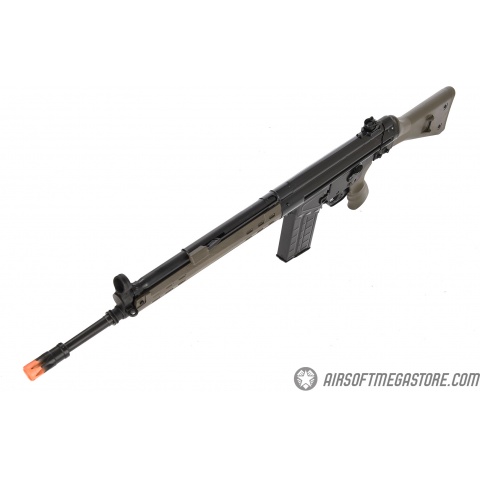 LCT LC-3A3 Full Size AEG Airsoft Rifle w/ Slim Handguard - GREEN