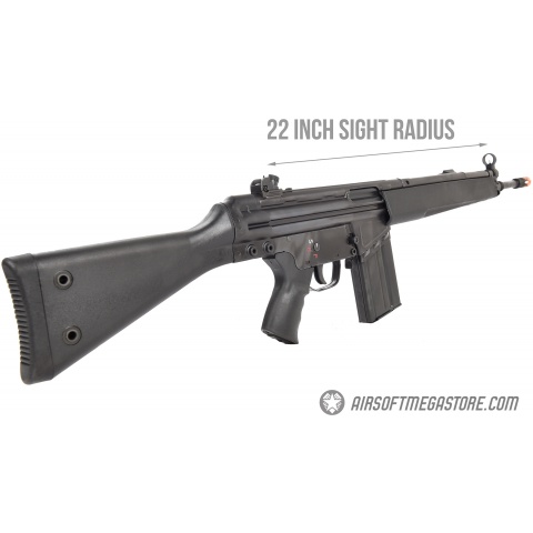 LCT LC-3A3 Full Size AEG Airsoft Rifle with Wide Handguard (Black)