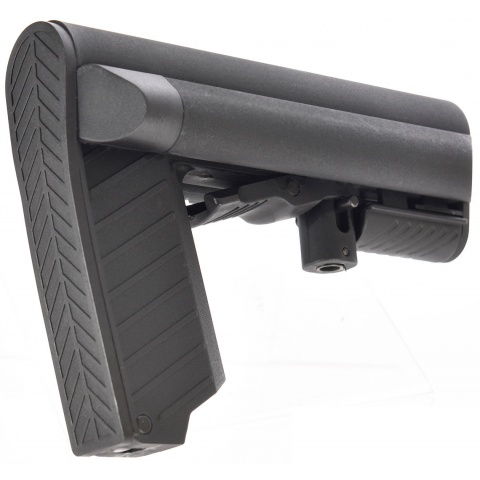 LCT Airsoft LTS Adjustable M4 Rifle Stock - BLACK