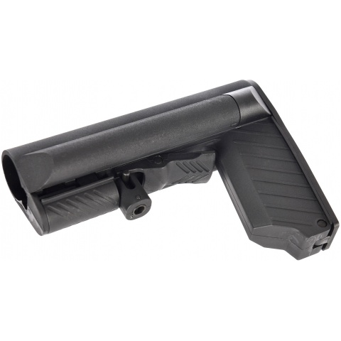 LCT Airsoft LTS Adjustable M4 Rifle Stock - BLACK