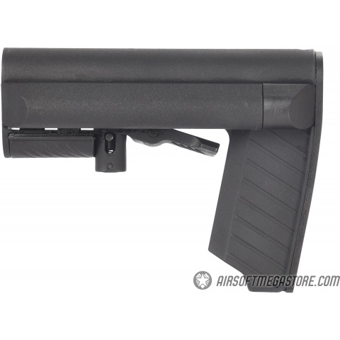 LCT Airsoft LTS Adjustable M4 Rifle Stock - BLACK