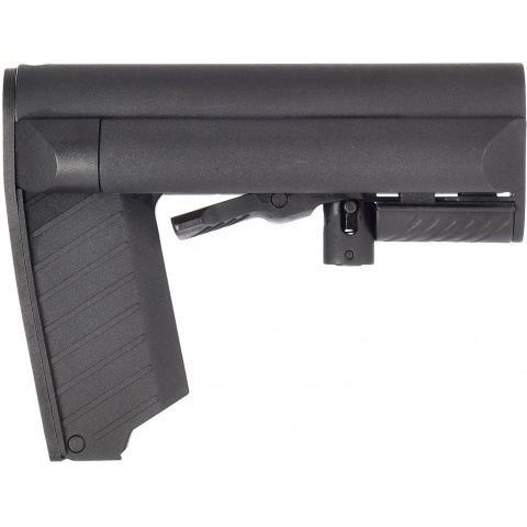 LCT Airsoft LTS Adjustable M4 Rifle Stock - BLACK