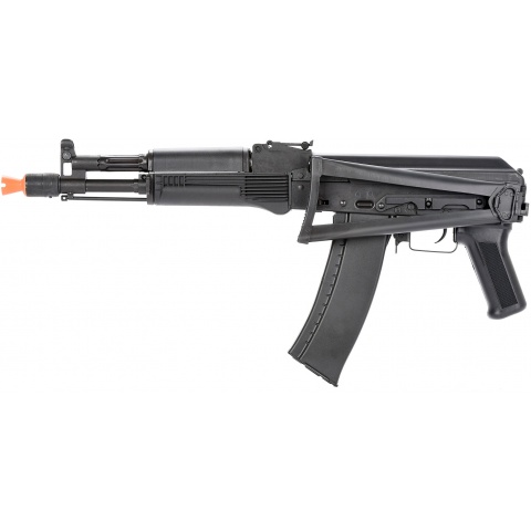 LCT Airsoft AK105 Steel AEG Airsoft Rifle w/ Folding Stock - BLACK