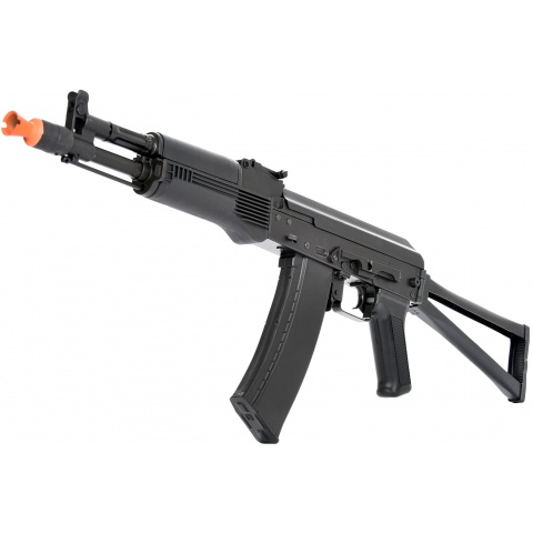 LCT Airsoft AK105 Steel AEG Airsoft Rifle w/ Folding Stock - BLACK