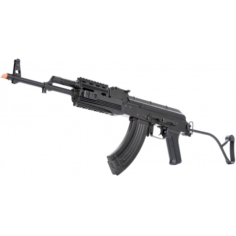 LCT Airsoft TIMS AK47 AEG Rifle w/ Folding Wire Stock - BLACK