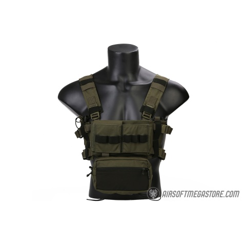 Emerson Gear Low Profile Modular Chest Rig System - RANGER GREEN