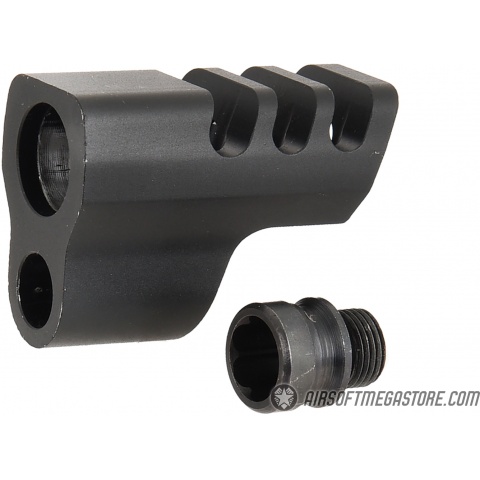 WE Tech IPSC X004 Competition Airsoft Pistol Compensator - BLACK