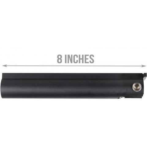 LCT Airsoft AR Buffer Tube for TK104 Series AEGs - BLACK