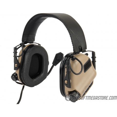 Earmor M32 MOD3 Electronic Communication Hearing Protector - TAN