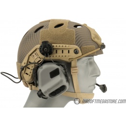 Earmor M32H MOD3 Tactical Communication Hearing Protector for FAST Helmet - GRAY