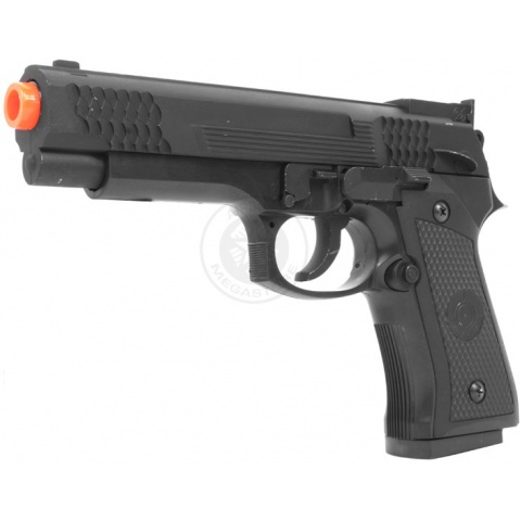 UK ARMS Airsoft Full Size Tactical M9 Heavyweight Pistol - Black