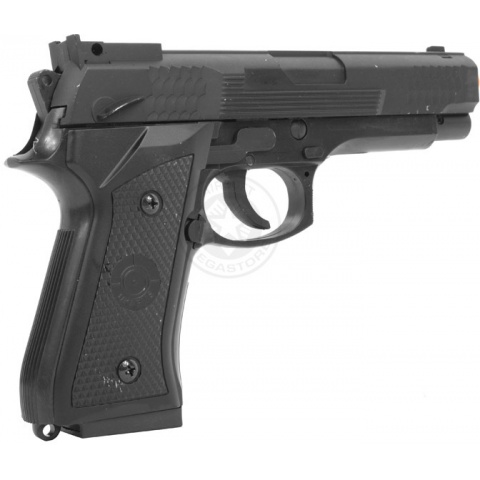 UK ARMS Airsoft Full Size Tactical M9 Heavyweight Pistol - Black